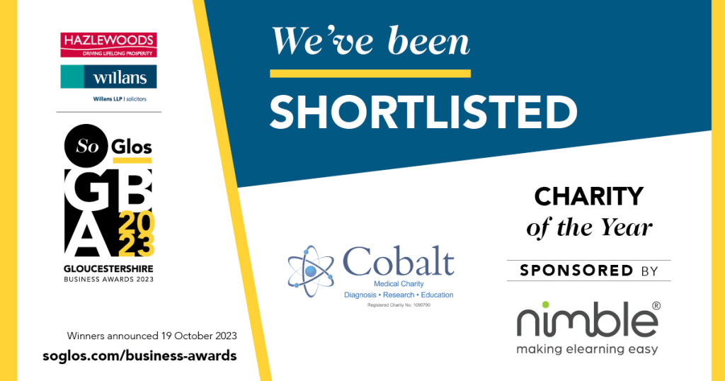 Cobalt is nominated for charity of the year